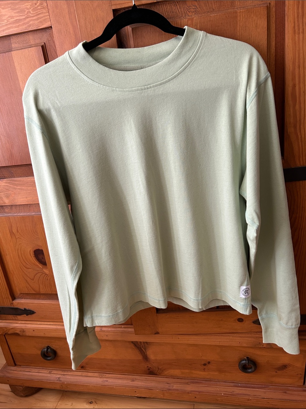 Reigning Champ Light Sage Green Crewneck Sweatshirt-medium